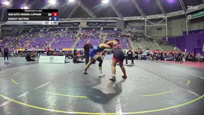 160 lbs Quarters & 1st Wb (16 Team) - Quilaztli Miguel-lapham, Southern Oregon University vs Hailey Sutton, University Of Providence