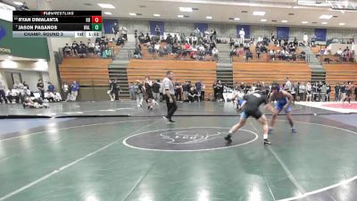 132 lbs Champ. Round 3 - Jason Paganos, Walnut vs Ryan Dimalanta, Rancho Bernardo