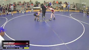 113 lbs Cons. Round 3 - Mason Miracle, Hermiston Wrestling vs Iberaldo Calmo, Woodburn High School Wrestling