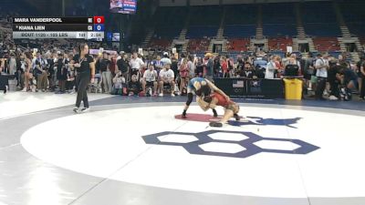 105 lbs Champ. Rd Of 32 - Mara Vanderpool, Nebraska vs Kiana Lien, California