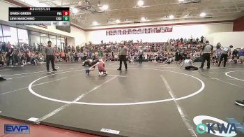 66 lbs Rr Rnd 4 - Owen Green, Perry Wrestling Academy vs Levi Maschino, Kingfisher YellowJackets