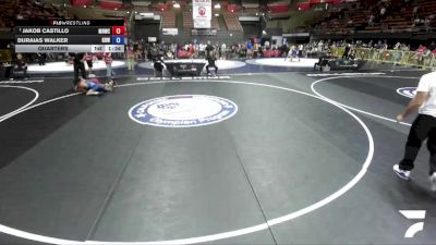 138 lbs Quarters - Jakob Castillo, Merced Bears Wrestling Club vs Duraias Walker, Gold Rush Wrestling