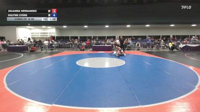 132 lbs Consi Of 16 #2 - Julianna Hernandez, NY vs Kalynn Lyons, NE