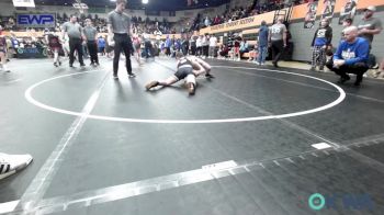 110 lbs Quarterfinal - Kross Iwersen, Team Nomad vs Drake Breslin, Choctaw Ironman Youth Wrestling