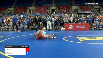 100 lbs Rnd Of 32 - Jordan Blair, Oklahoma vs Riley Banyas, Ohio