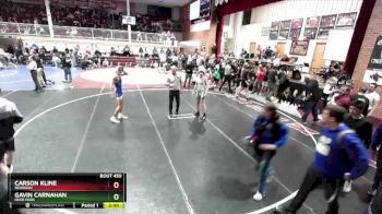 138 lbs Cons. Round 2 - Gavin Carnahan, Deer Park vs Carson Kline, Reardan