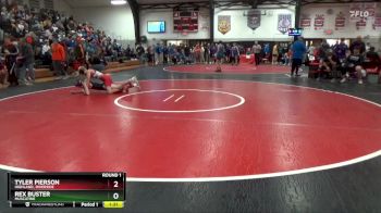 120 lbs Round 1 - Tyler Pierson, Highland, Riverside vs Rex Buster, Muscatine