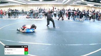 58 lbs Quarterfinal - Camila Ramirez, Team Aggression vs Noah Choi, Rancho Bernardo WC