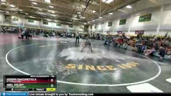 130 lbs Quarterfinal - Abel Halsey, Wyoming Unattached vs Joseph Giacometto Ii, St. Thomas More