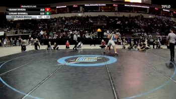 4A 215 lbs 1st Place Match - Logan Gosnell, Bloomfield vs Isaiah Rivera, Academy