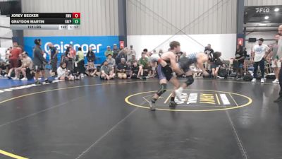 123 lbs Rr Rnd 8 - Jorey Becker, Roundtree Wrestling Academy - BHS vs GRAYDON MARTIN, Virginia Team Predator - BHS