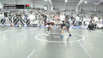 120 lbs Semifinal - TAINA McGOWAN, THE U - HSG vs Kaila Keesecker, Wrecking Crew Dream Crushers - HSG