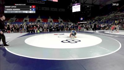 125 lbs Champ. Rd Of 64 - Emory Little, CO vs Kenzie Herrera, CA