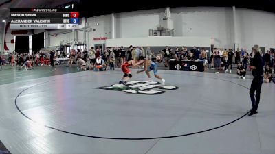 132 lbs Cons. Round 5 - Mason Shirk, Big Game Wrestling Club vs Alexander Valentin, Beat The Streets Chicago-Avondale