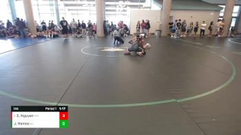 144 lbs Champ. Round 1 - Ethan Nguyen, Milpitas WC vs Jason Ramos, Grapevine Grapplers