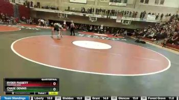 152 lbs Quarterfinal - Ryder Fassett, Mountain View vs Chase Dennis, Tigard