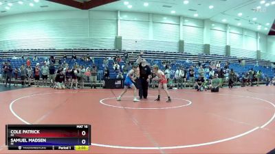 83 lbs Quarterfinal - Cole Patrick, MI vs Samuel Madsen, IN