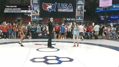 100 lbs Cons. Quarters - Vina Nguyen, Washington vs Angelina Qualtieri, New Jersey