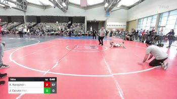 76 lbs Rr Rnd 1 - Alex Konopka, Fair Lawn vs Julian Caruso, Centurion Wrestling