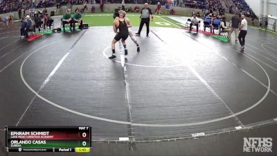 132 lbs Quarterfinal - Orlando Casas, Eureka vs Ephraim Schmidt, Lake Mead Christian Academy