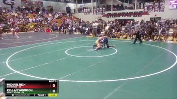 150 lbs Round 1 (16 Team) - Michael Rich, Bainbridge vs Kyhlan Woodson, Lovett School