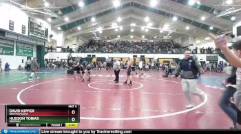110 lbs Quarterfinal - Hudson Tobias, Meridian vs David Kipper, New Plymouth