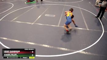 98 lbs Cons. Round 2 - Henry Bainbridge, Hastings Wrestling Club vs Kaesen Miller, MN Elite Wrestling Club