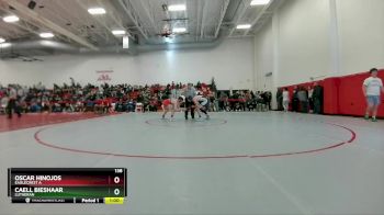 138 lbs Cons. Round 5 - Caell Bieshaar, Lutheran vs Oscar Hinojos, Eaglecrest A