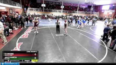 160 lbs Cons. Round 2 - Jayce Garcia, Kellogg vs Ty Moore, Medical Lake