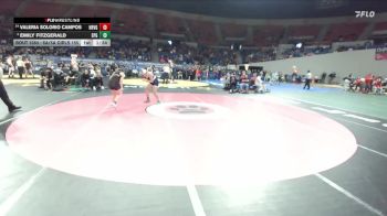 6A/5A Girls 155 Champ. Round 1 - Valeria Solorio Campos, Hood RIver Valley Girls vs Emily Fitzgerald, Eagle Point Girls