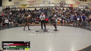 150 lbs Quarterfinal - Jahan Isaacs, Cle. Heights vs Wynton Denkins, Perrysburg