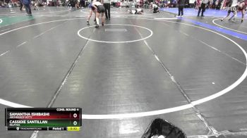 135 lbs Cons. Round 4 - Samantha Ishibashi, Archbishop Mitty vs Cassidie Santillan, Milpitas