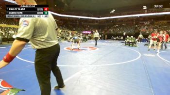 135 Class 2 lbs Champ. Round 1 - Quinn Hope, Lindbergh vs Ashley Slade, Central (St. Joseph)