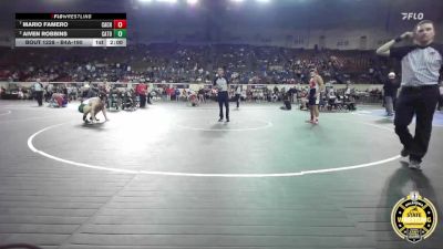 B4A-190 lbs Quarterfinal - Mario Famero, Cache vs Aiven Robbins, Catoosa