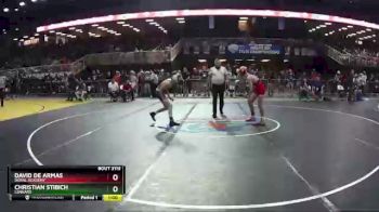3A 113 lbs Cons. Round 1 - David De Armas, Doral Academy vs Christian Stibich, Lennard