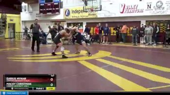 197 lbs Cons. Round 2 - Darius Mynar, Simpson University (Calif.) vs Macoy Christman, Corban University (Ore.)