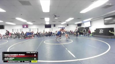 215 lbs Cons. Round 2 - Diego Ramirez-Rokez, John Wesley North vs Alex Behm, Santa Monica