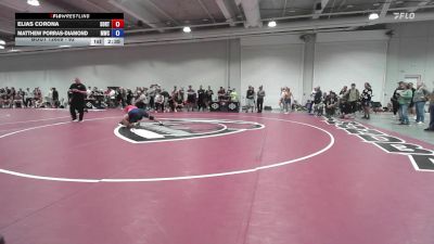 92 lbs Champ. Round 1 - Elias Corona, Southern Oregon Regional Training Center vs Matthew Porras-Diamond, Menlo Wrestling Club