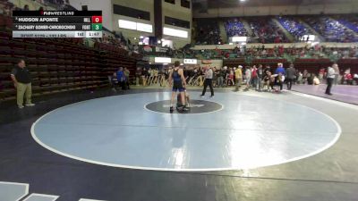 132 lbs Quarterfinal - Hudson Aponte, Hillcrest vs Zachary Gomer-Chrobocinski, Fort Dorchester