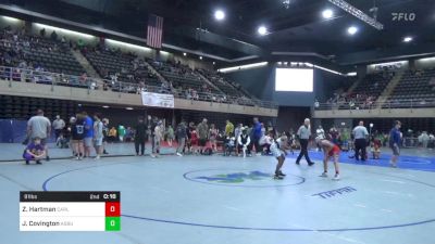 91 lbs Consi Of 8 #2 - Zander Hartman, Carlisle vs Jerrell Covington, Asbury Park