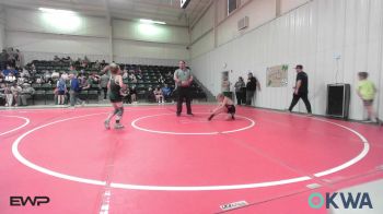 68-74 lbs Rr Rnd 5 - Kimber Wiley, Sallisaw Takedown Club vs Isabella Mannon, Gore Pirates Youth Wrestling