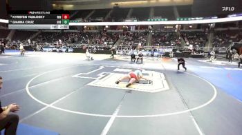107 lbs Quarterfinal - Kyrsten Yadlosky, Windsor-4 vs Gianna Cruz, Ursuline-1