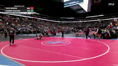 138-3A Champ. Round 1 - Zach Benson, Gunnison vs Gabriel Sullivan, Florence High School