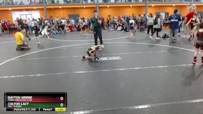 55 lbs Round 3 - Dayton Griebe, Cobra Wrestling Club vs Colton Lacy, LWC: Raiders