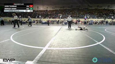 52 lbs Consi Of 8 #1 - Koen Thurman, Sperry Wrestling Club vs Bentley Story, Noble Takedown Club