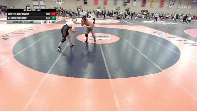 285 lbs Champ. Round 1 - Justin Kephart, Olivet vs Chris Gielow, Carthage College