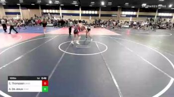 160 lbs Consi Of 8 #2 - Chandler Thompson, Sanderson Wr Ac vs Abraham De Jesus, Team Quest OR