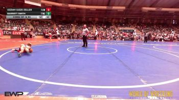 49 lbs Consi Of 16 #2 - Uzziah (Uzzi) Zeller, Flow Academy Honolulu, HI vs Barrett Smith, Team Tulsa Wrestling Club