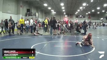 77 lbs Semifinal - Grady White, North Branch Youth WC vs Noah Gothberg, Charlotte Grapplers