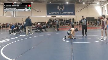 132 lbs Round Of 32 - Andres Martinez, Bethel vs Gavin Dibella, Newington